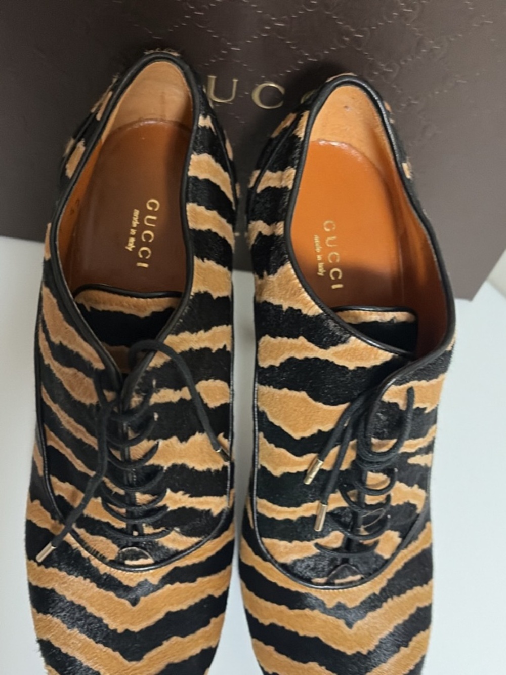 Gucci horsehair platform heels - Picture 6 of 9